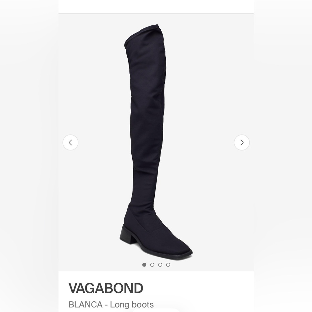 Vagabond Women's Over the Knee Black Boots - Blanca long boots